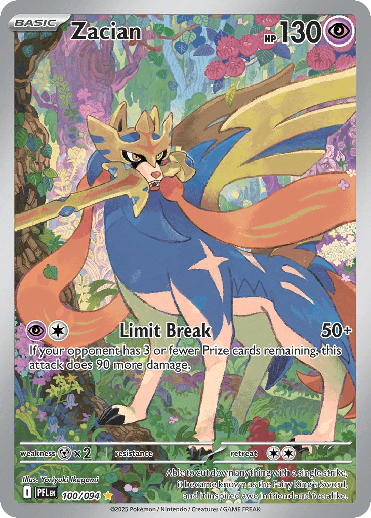 Zacian - Phantasmal Flames - PSA 10